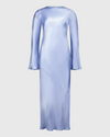 caitlin crisp aurora dress sky blue silk