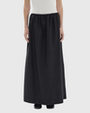 assembly label philipa poplin midi skirt black