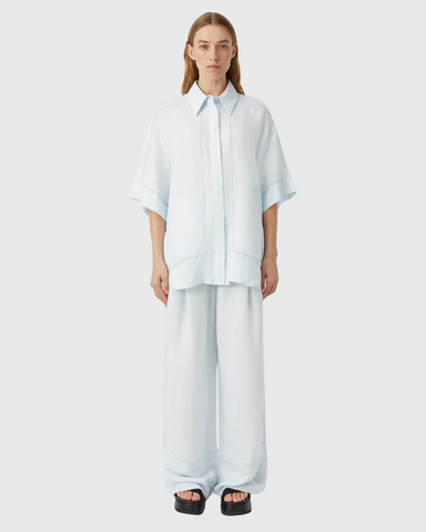 assembly label aria linen short antique white