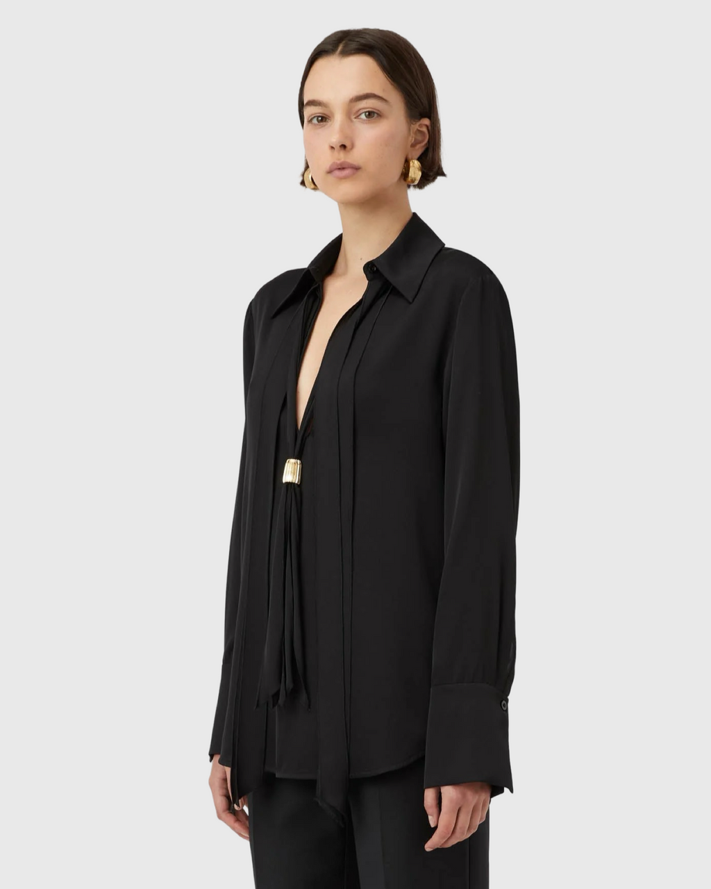 camilla and marc basel blouse black
