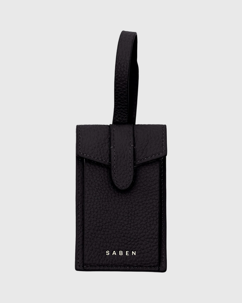 saben lyon luggage tag black