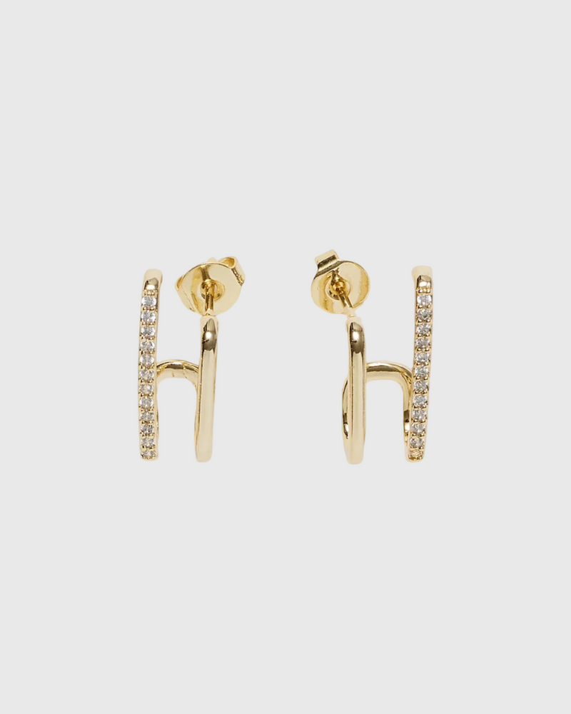 remain capri earrings gold