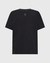 one teaspoon graffiti bird split hem tee black