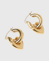 arms of eve te amo earrings gold