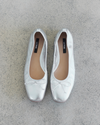 la tribe ballet flat silver