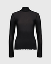 caitlin crisp ollie skivvy black mesh