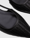 la tribe woven sling back flat black